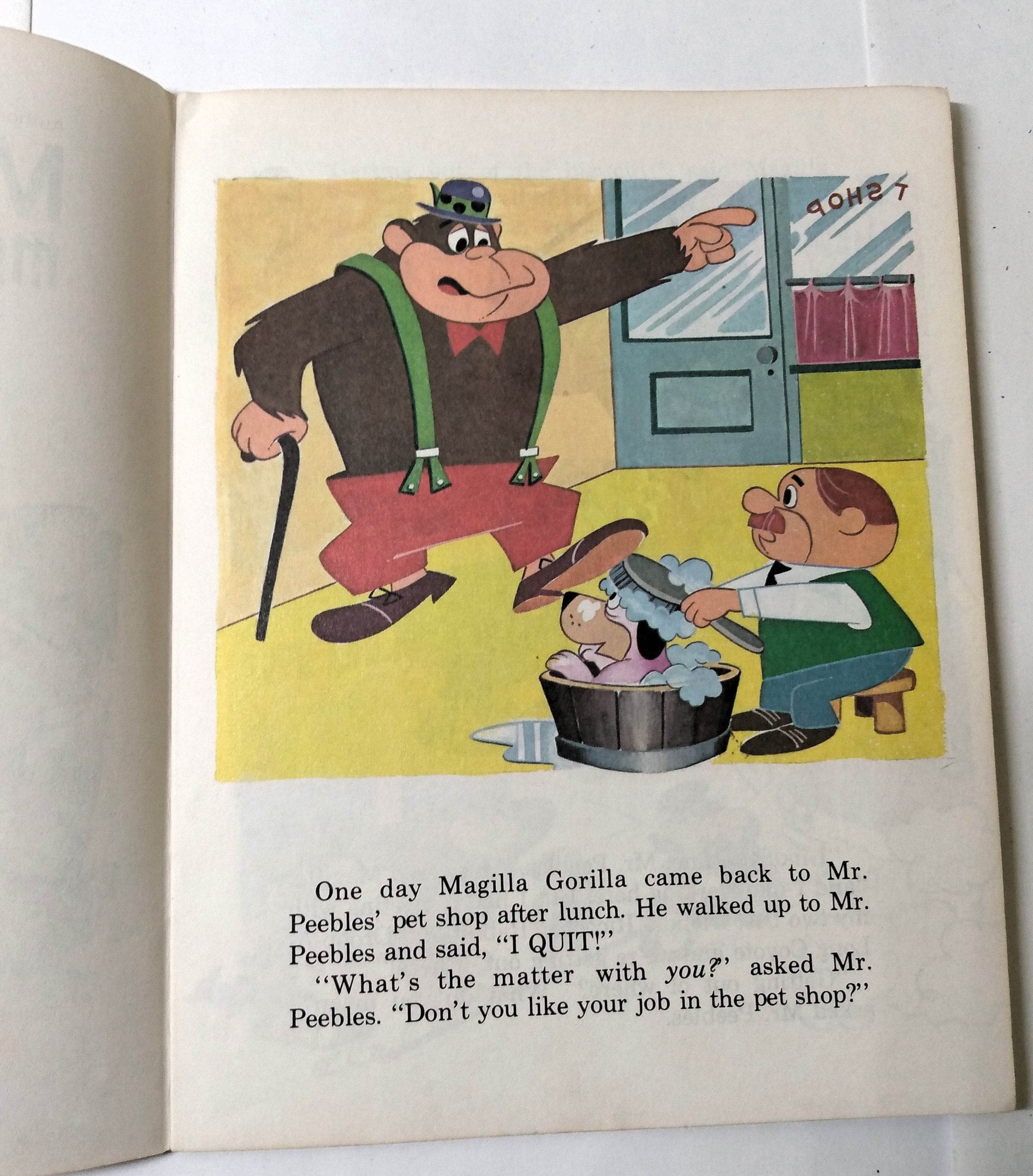 Magilla Gorilla Moves To The Country Hanna-Barbera Durabook 1972 - TulipStuff