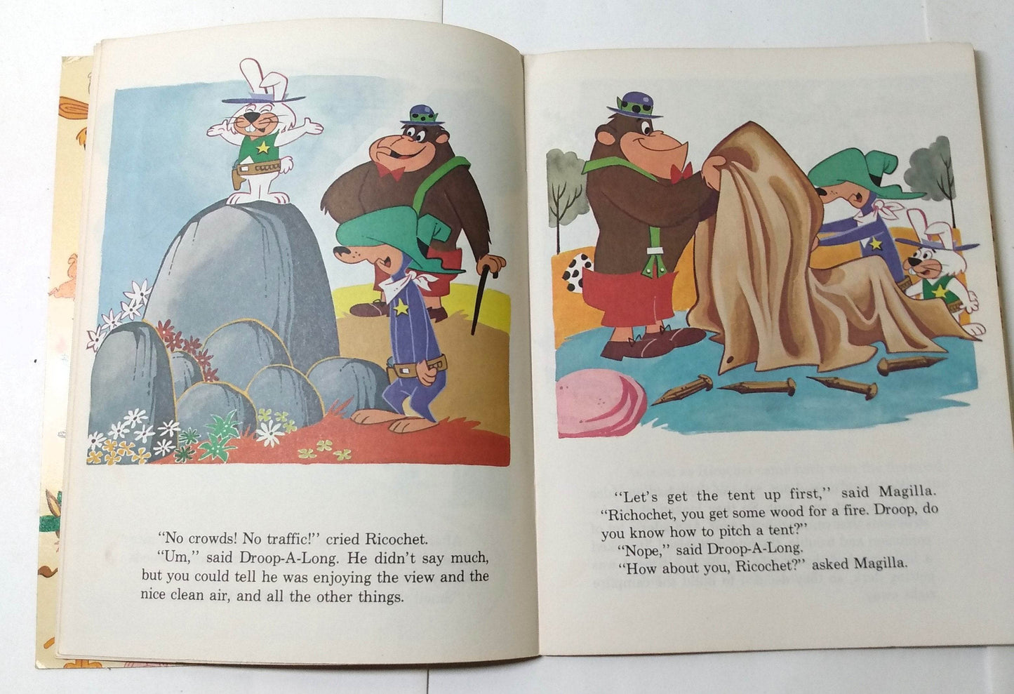 Magilla Gorilla Moves To The Country Hanna-Barbera Durabook 1972 - TulipStuff