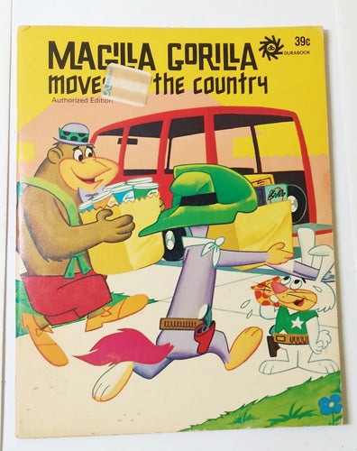 Magilla Gorilla Moves To The Country Hanna-Barbera Durabook 1972 - TulipStuff