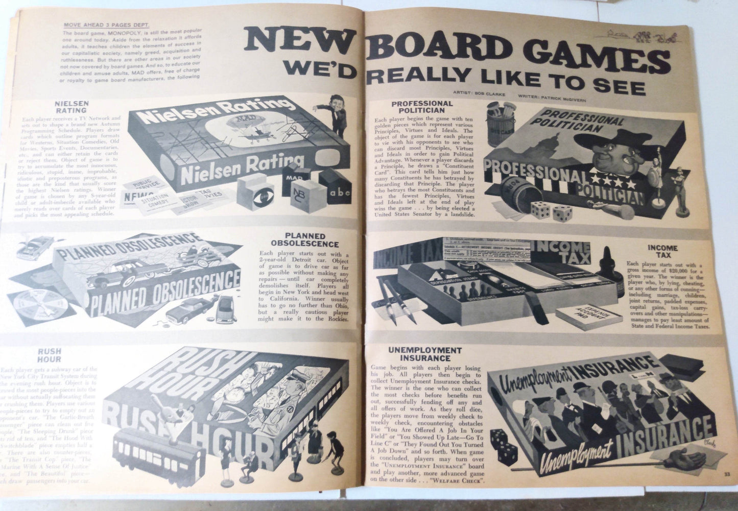 Mad Magazine 106 April 1966 Go Ape National Enquirer Wide World Sports - TulipStuff