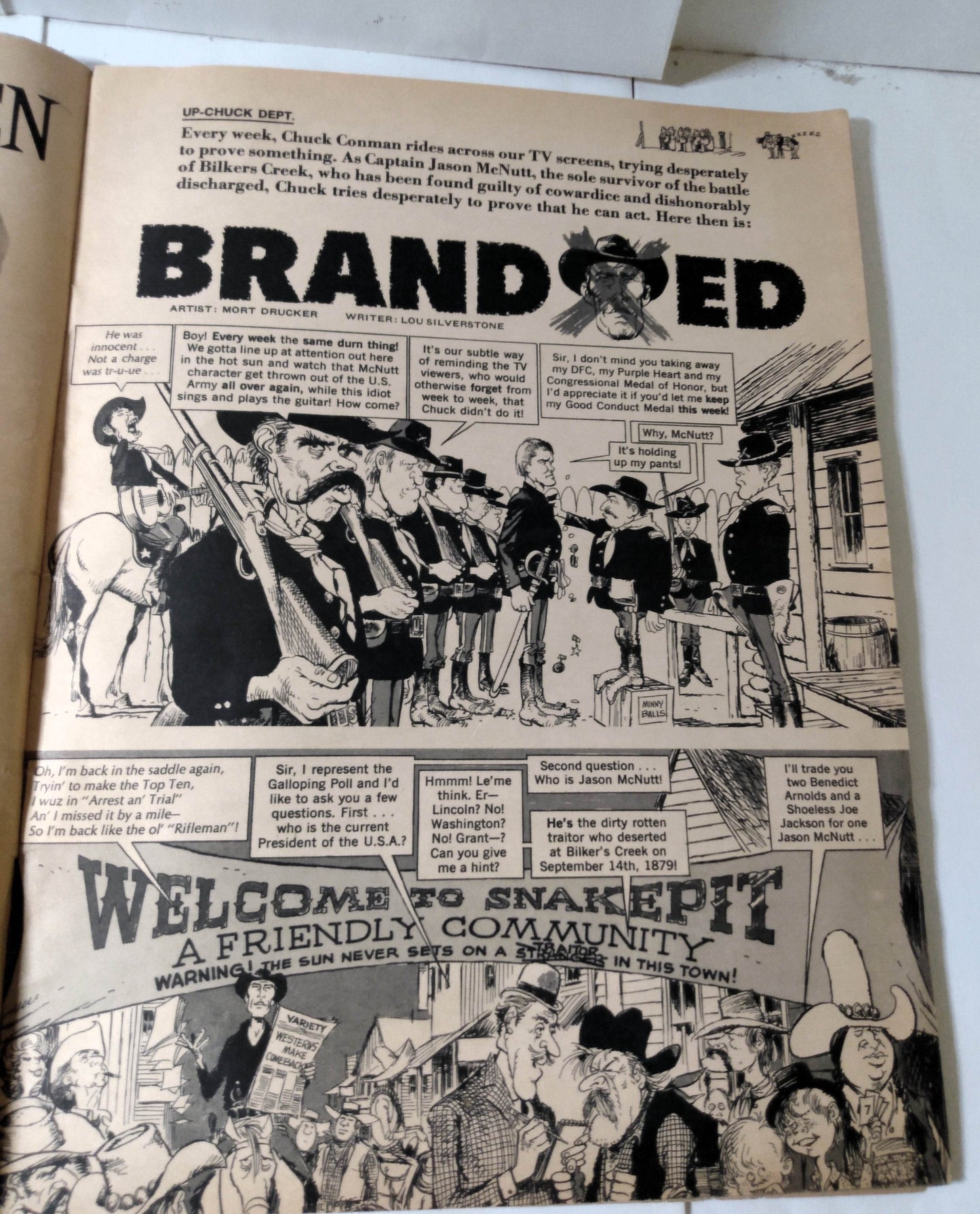 Mad Magazine 106 April 1966 Go Ape National Enquirer Wide World Sports - TulipStuff