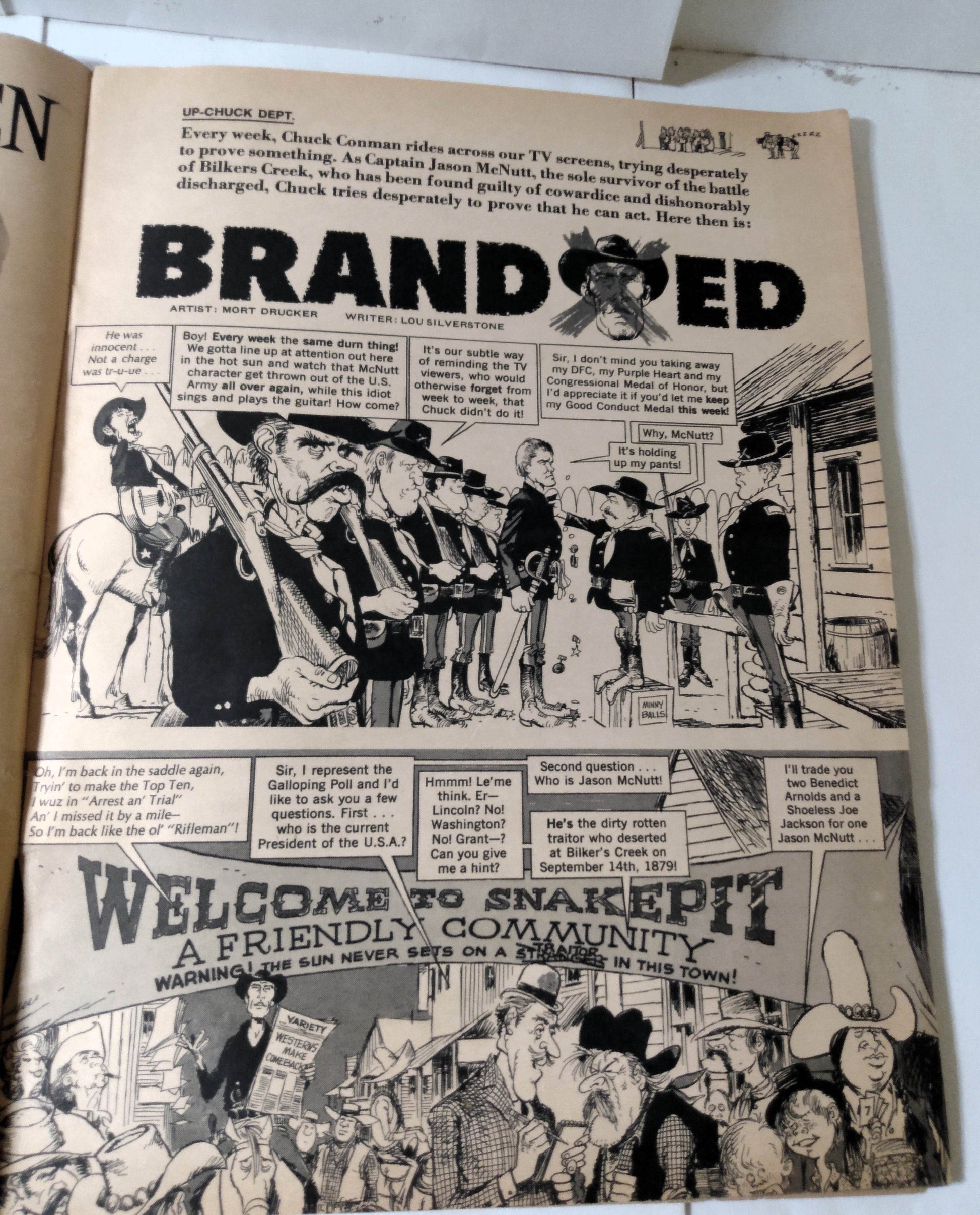 Mad Magazine 106 April 1966 Go Ape National Enquirer Wide World Sports - TulipStuff