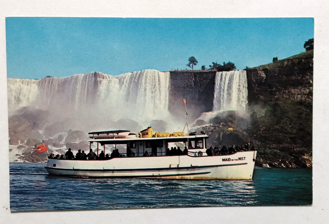 Maid Of The Mist Excursion Boat Niagara Falls Ontario Canada 1960's - TulipStuff