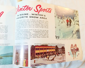 Maine The Year Round Vacationland Vacation Guide Booklet 1960's