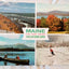 Maine The Year Round Vacationland Vacation Guide Booklet 1960's - TulipStuff
