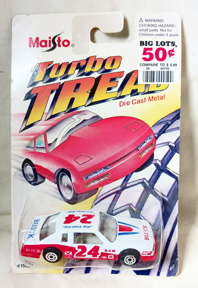 Maisto Turbo Tread #24 Carolina Kid Buick LeSabre Stock Car 1994 - TulipStuff