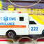 Majorette Sonic Flashers NYC EMS Ford Transit Ambulance France 1990 - TulipStuff