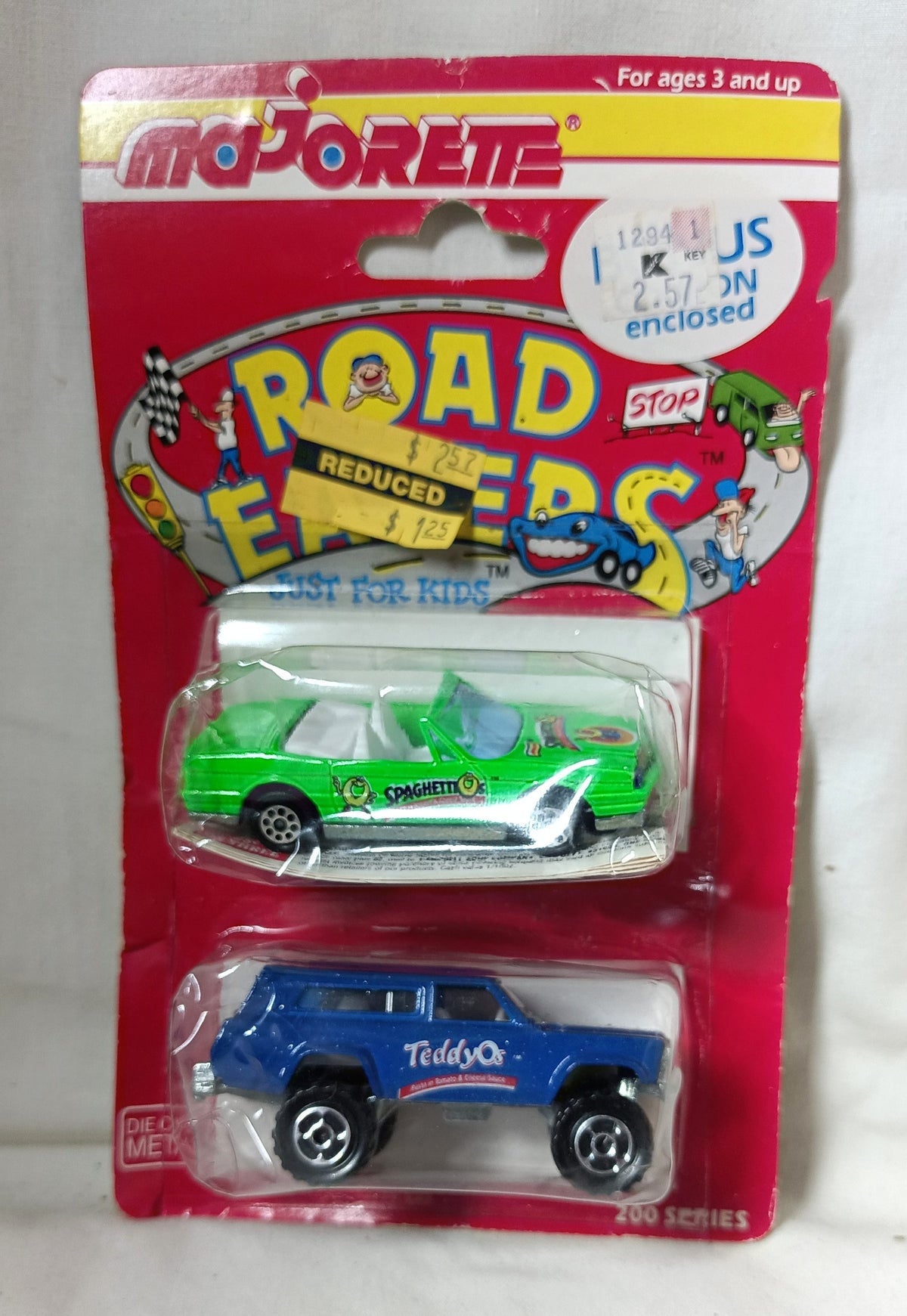 Majorette Road Eaters SpaghettiOs Cadillac TeddyOs Jeep France 1993 - TulipStuff