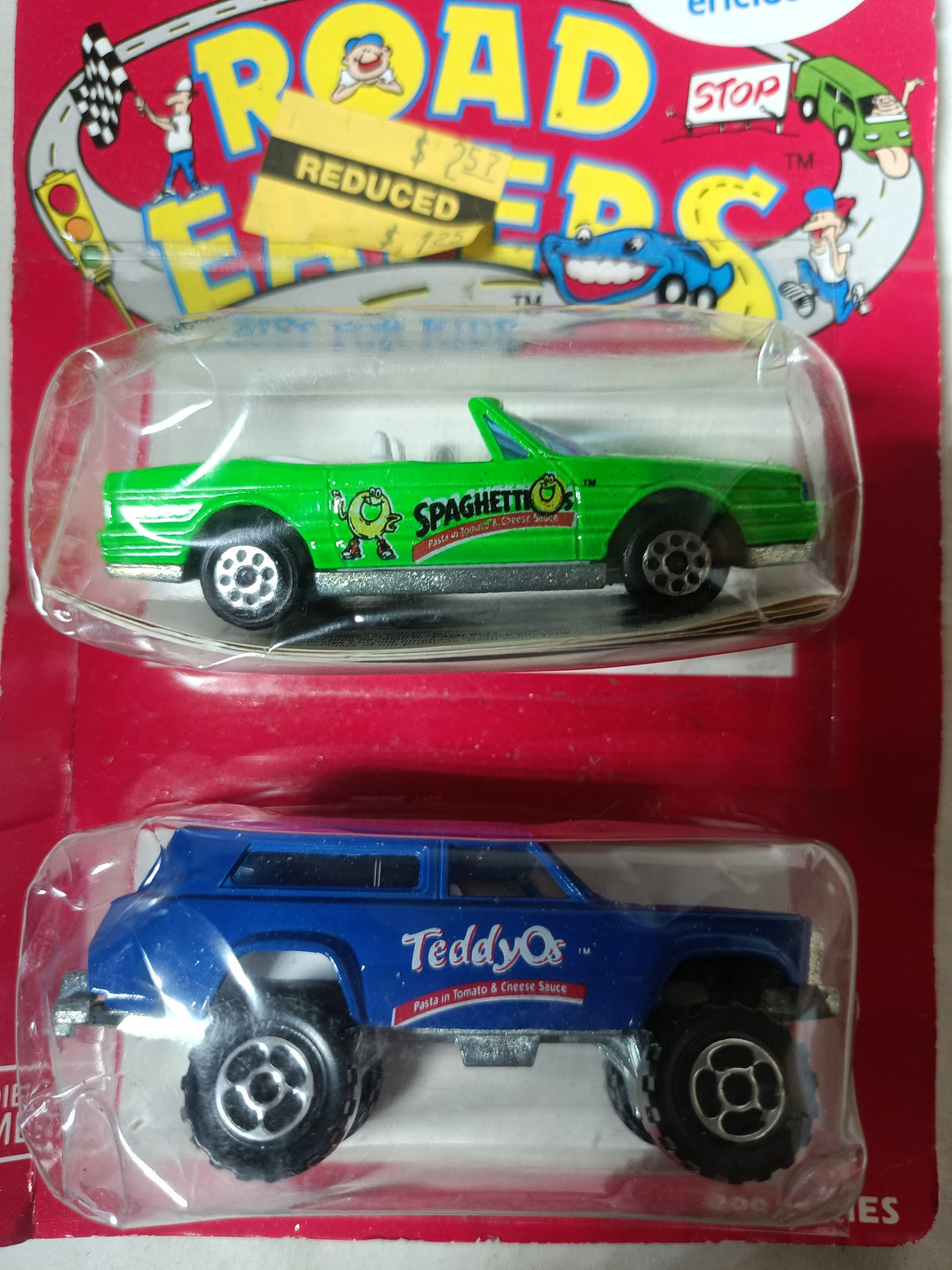 Majorette Road Eaters SpaghettiOs Cadillac TeddyOs Jeep France 1993 - TulipStuff