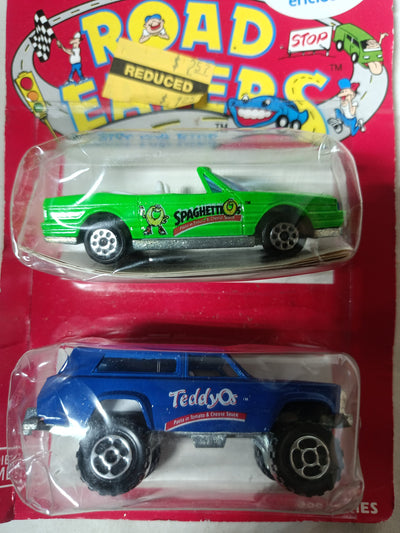 Majorette Road Eaters SpaghettiOs Cadillac TeddyOs Jeep France 1993 - TulipStuff
