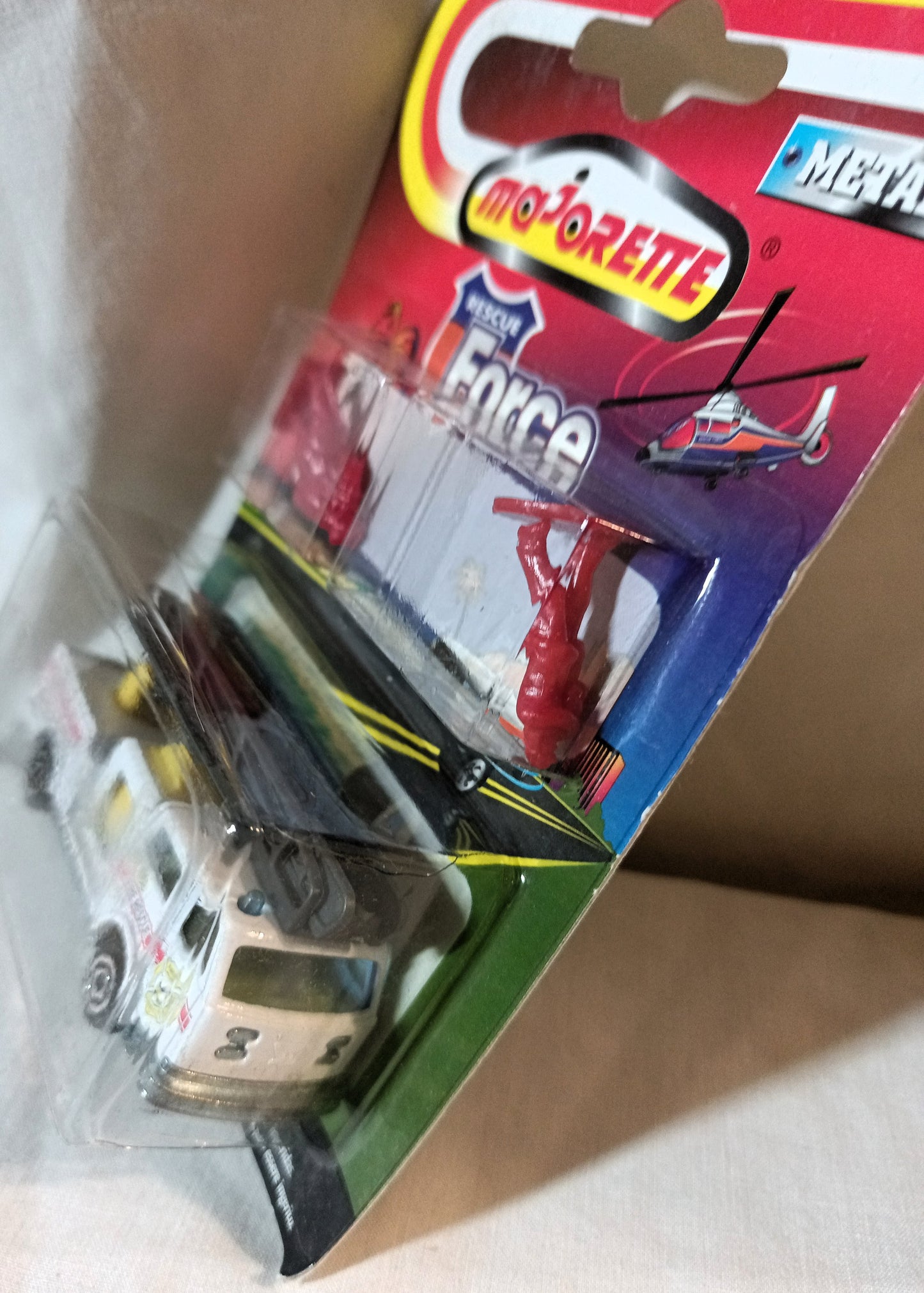 Majorette Rescue Force 207 Pompier Extending Ladder Fire Truck 1999 - TulipStuff