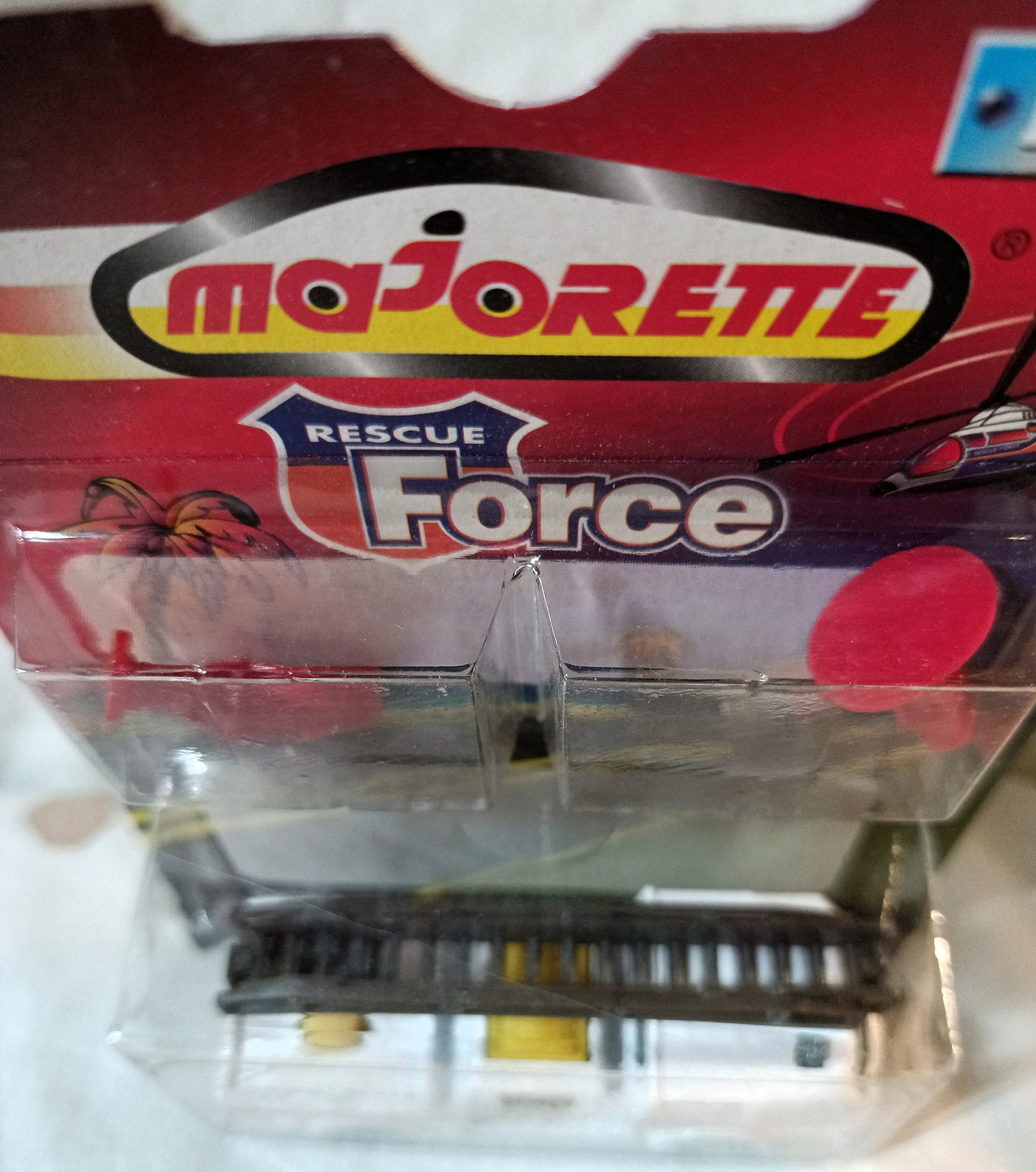 Majorette Rescue Force 207 Pompier Extending Ladder Fire Truck 1999 - TulipStuff