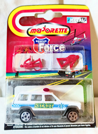 Majorette Rescue Force Jeep Cherokee Arkansas State Police Sheriff Car - TulipStuff