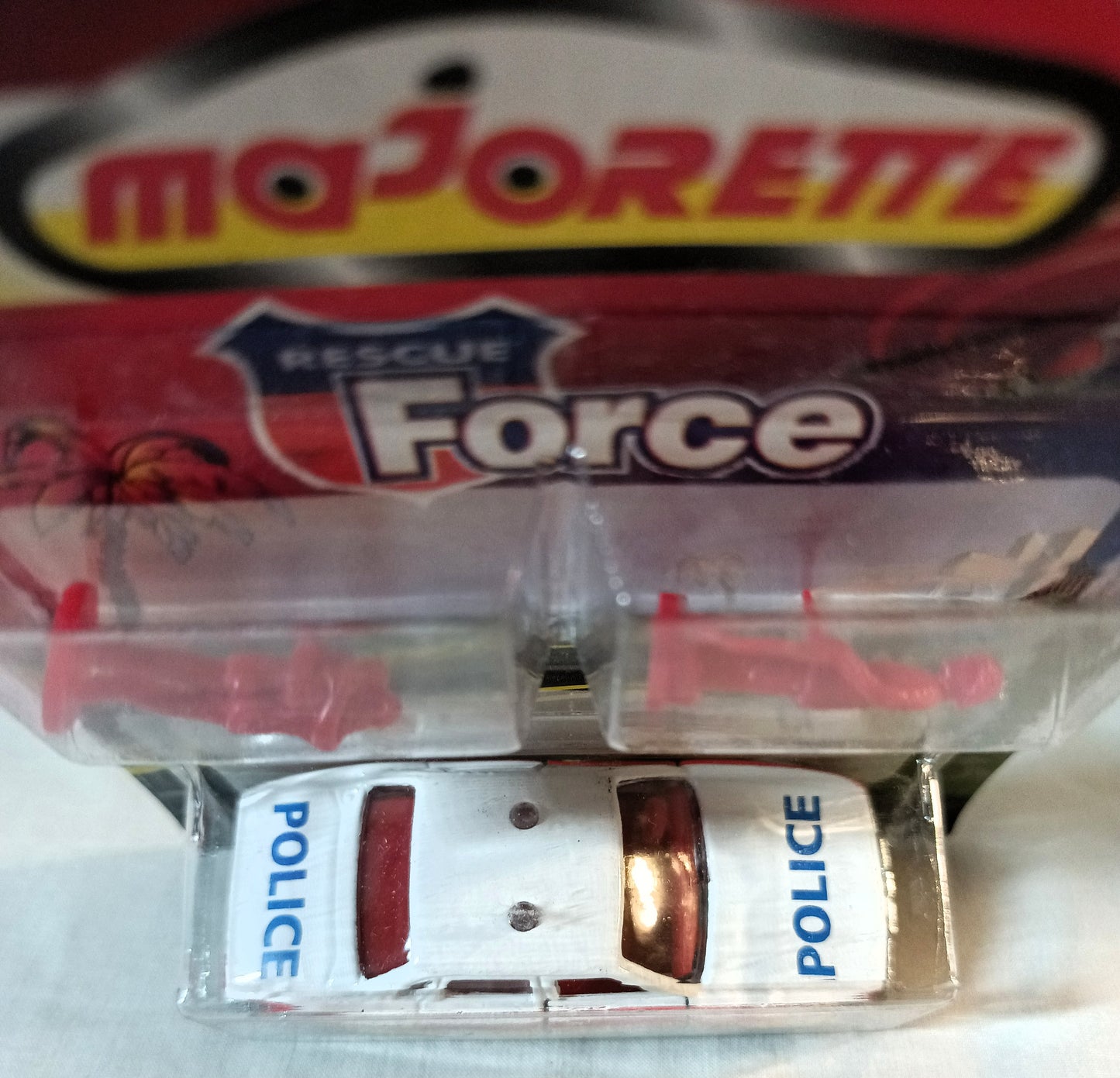 Majorette Rescue Force 293 Jaguar XJ6 Police Car 1999 - TulipStuff