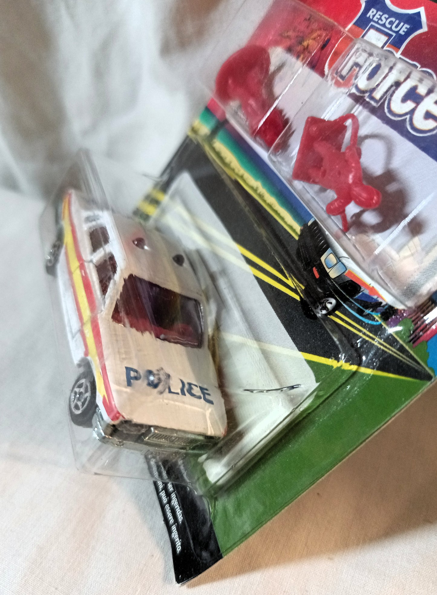 Majorette Rescue Force 293 Jaguar XJ6 Police Car 1999 - TulipStuff