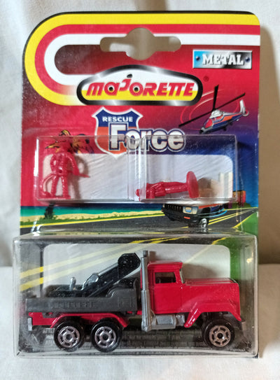 Majorette Rescue Force 200 Series #297 Mack Wreck Tow Truck 1999 - TulipStuff
