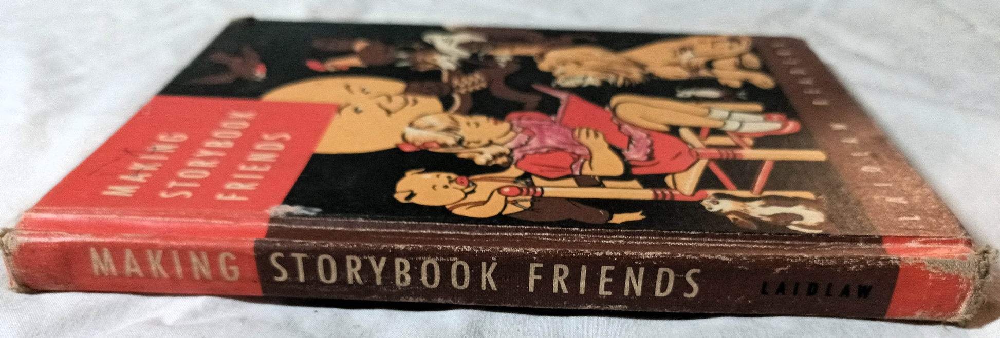 Making Storybook Friends Laidlaw Readers Hardcover Schoolbook 1955 - TulipStuff