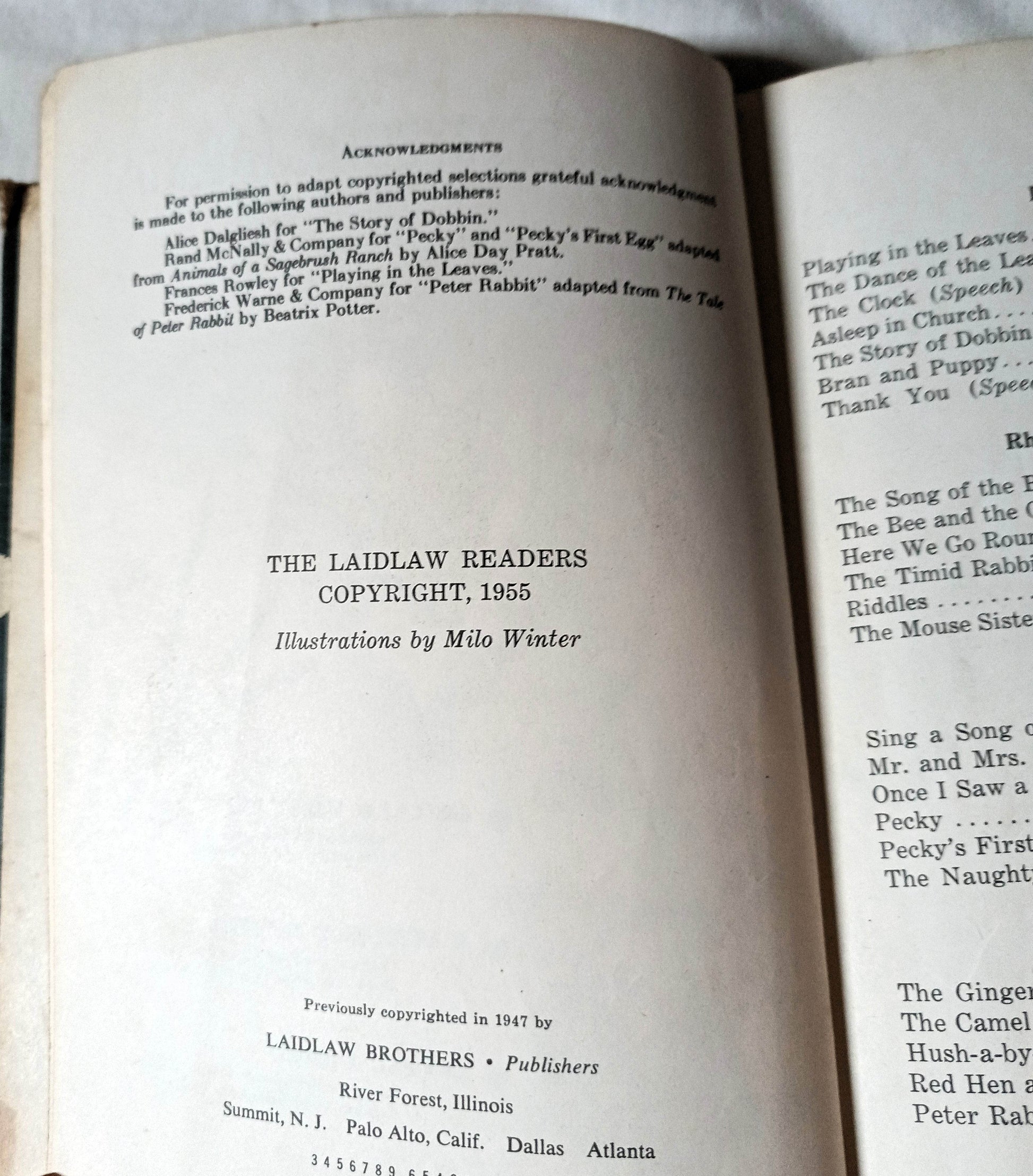 Making Storybook Friends Laidlaw Readers Hardcover Schoolbook 1955 - TulipStuff