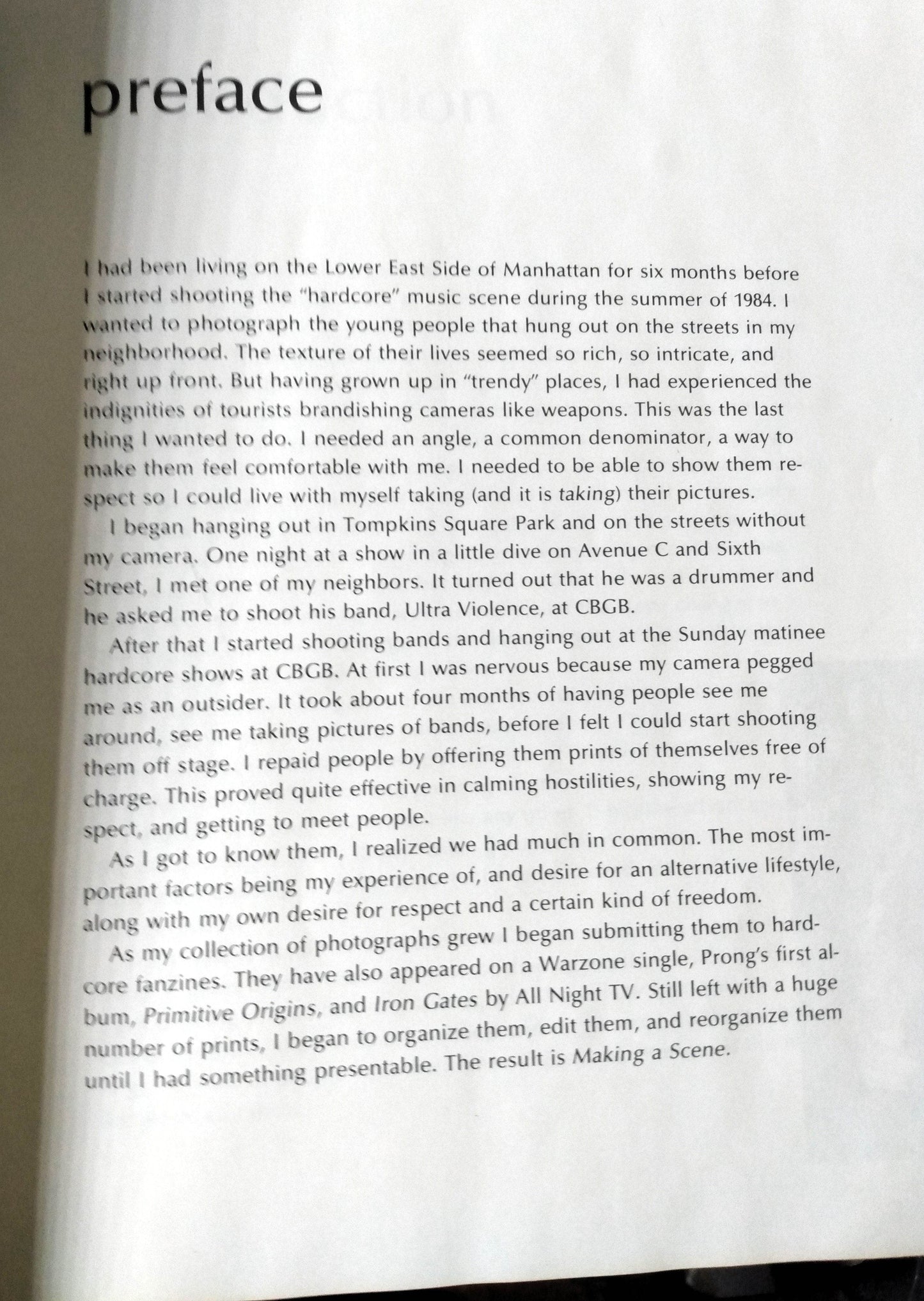 Making A Scene New York Hardcore In Photo Lyrics Commentary 1989 - TulipStuff