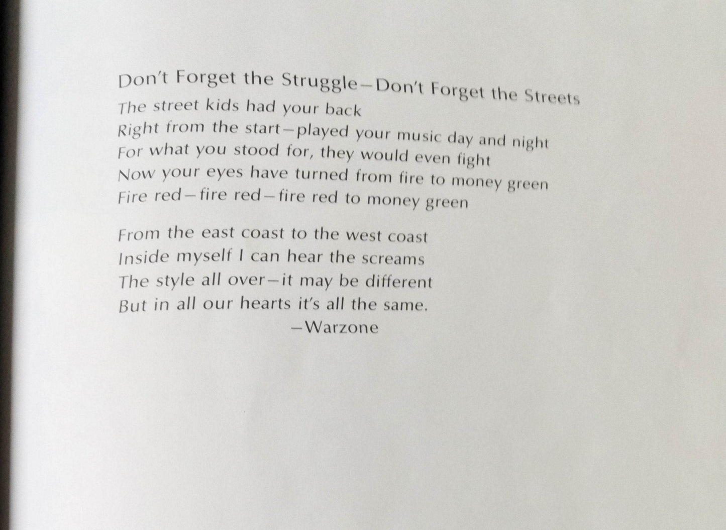 Making A Scene New York Hardcore In Photo Lyrics Commentary 1989 - TulipStuff