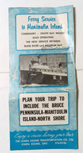 Load image into Gallery viewer, Owen Sound Manitoulin Island Ferry Brochure 1968 Norisle Norgoma - TulipStuff
