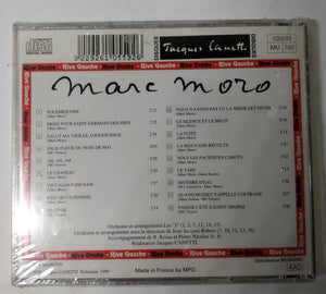 Marc Moro Rive Gauche Rive Droite Chanson French Album CD 1990 - TulipStuff