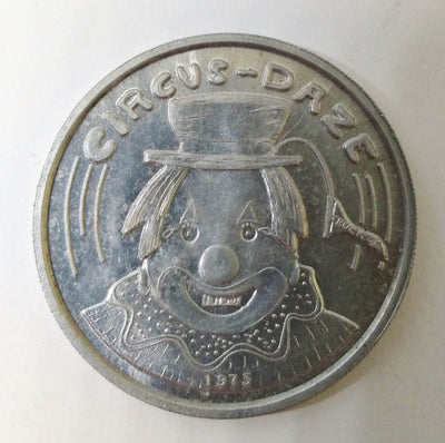 Mardi Gras 1975 Arabian Carnival Association Circus-Daze Doubloon Coin - TulipStuff