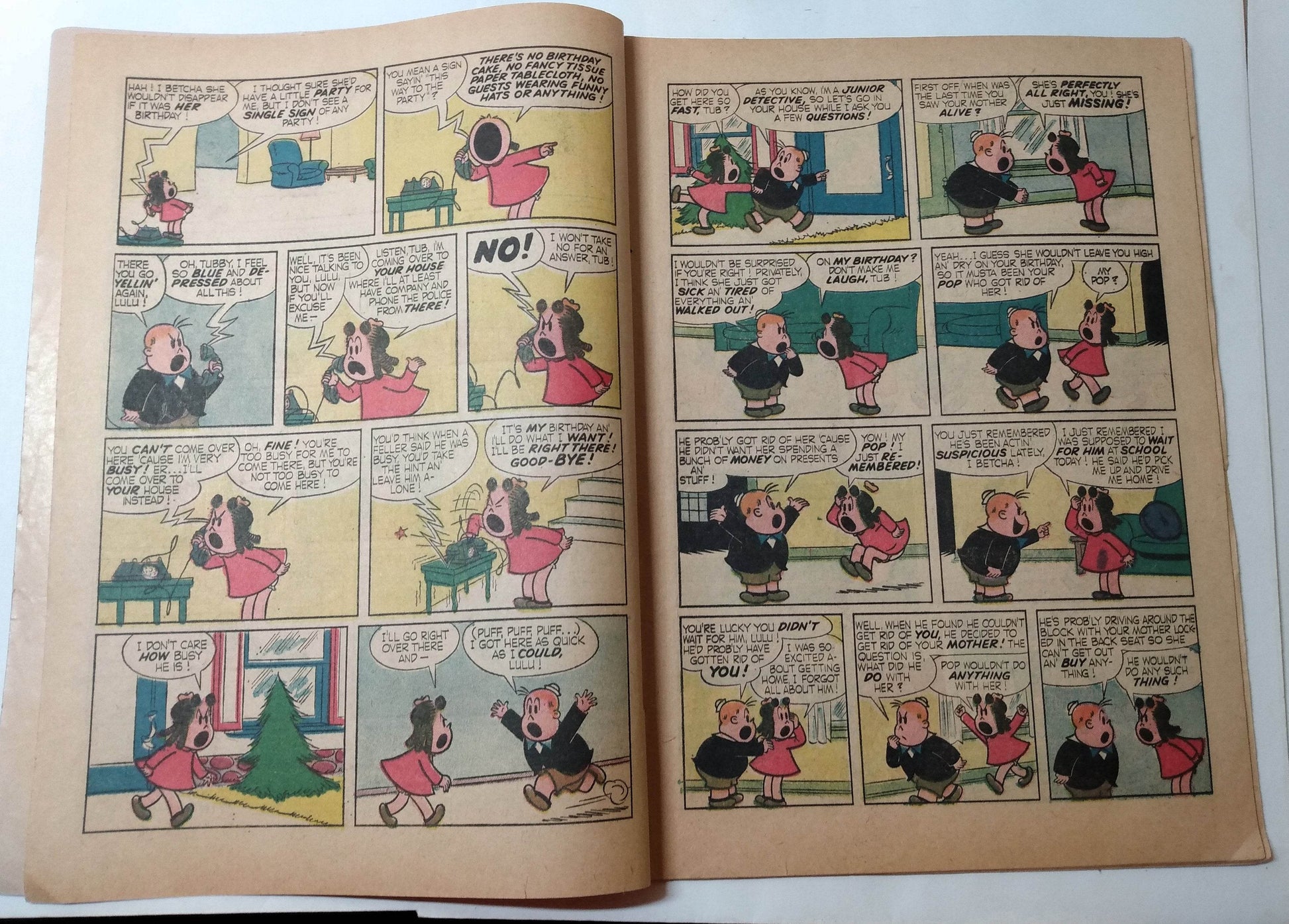 Marge's Little Lulu Issue #164 Comic Book Dell July-Sept 1962 - TulipStuff