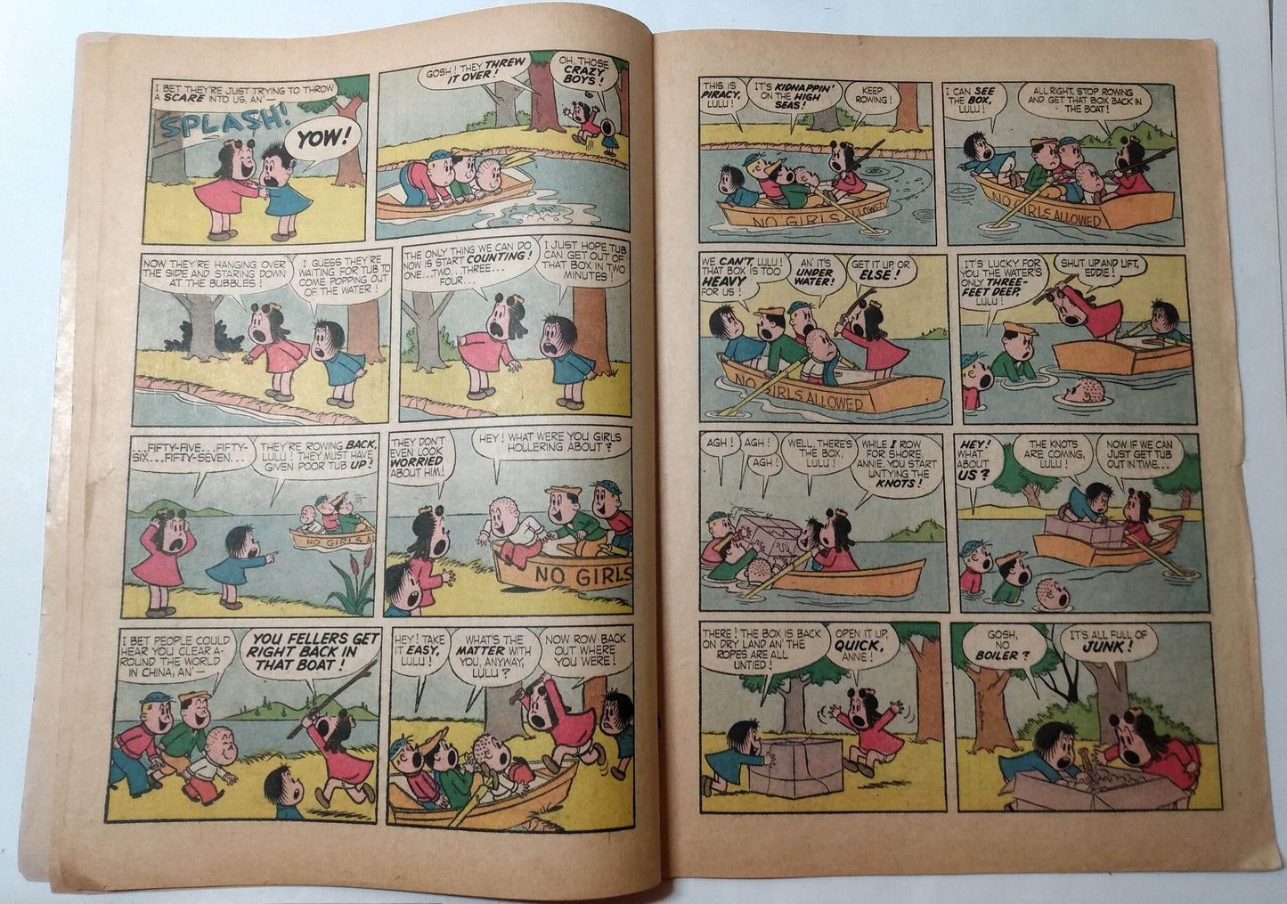 Marge's Little Lulu Issue #164 Comic Book Dell July-Sept 1962 - TulipStuff