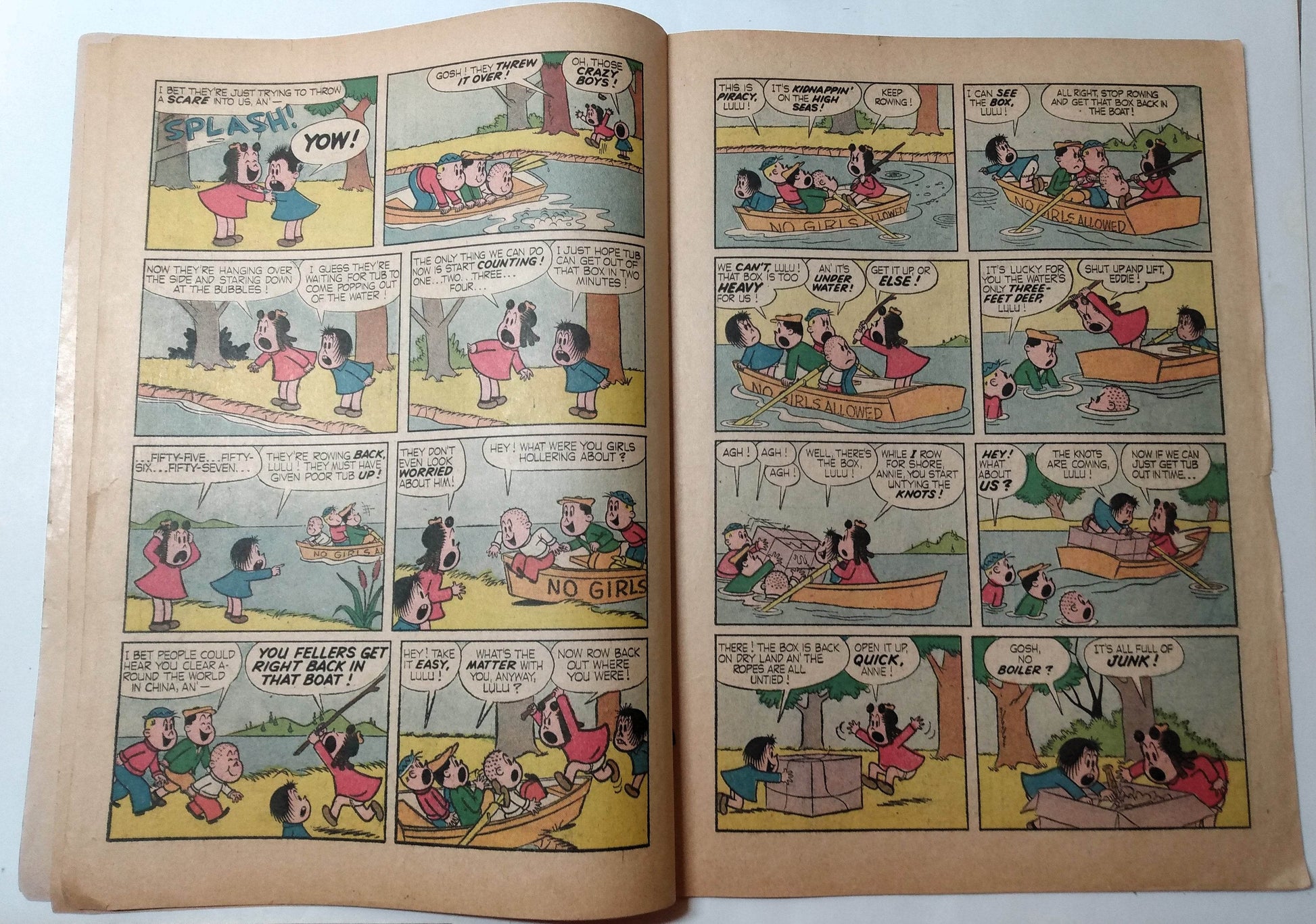 Marge's Little Lulu Issue #164 Comic Book Dell July-Sept 1962 - TulipStuff