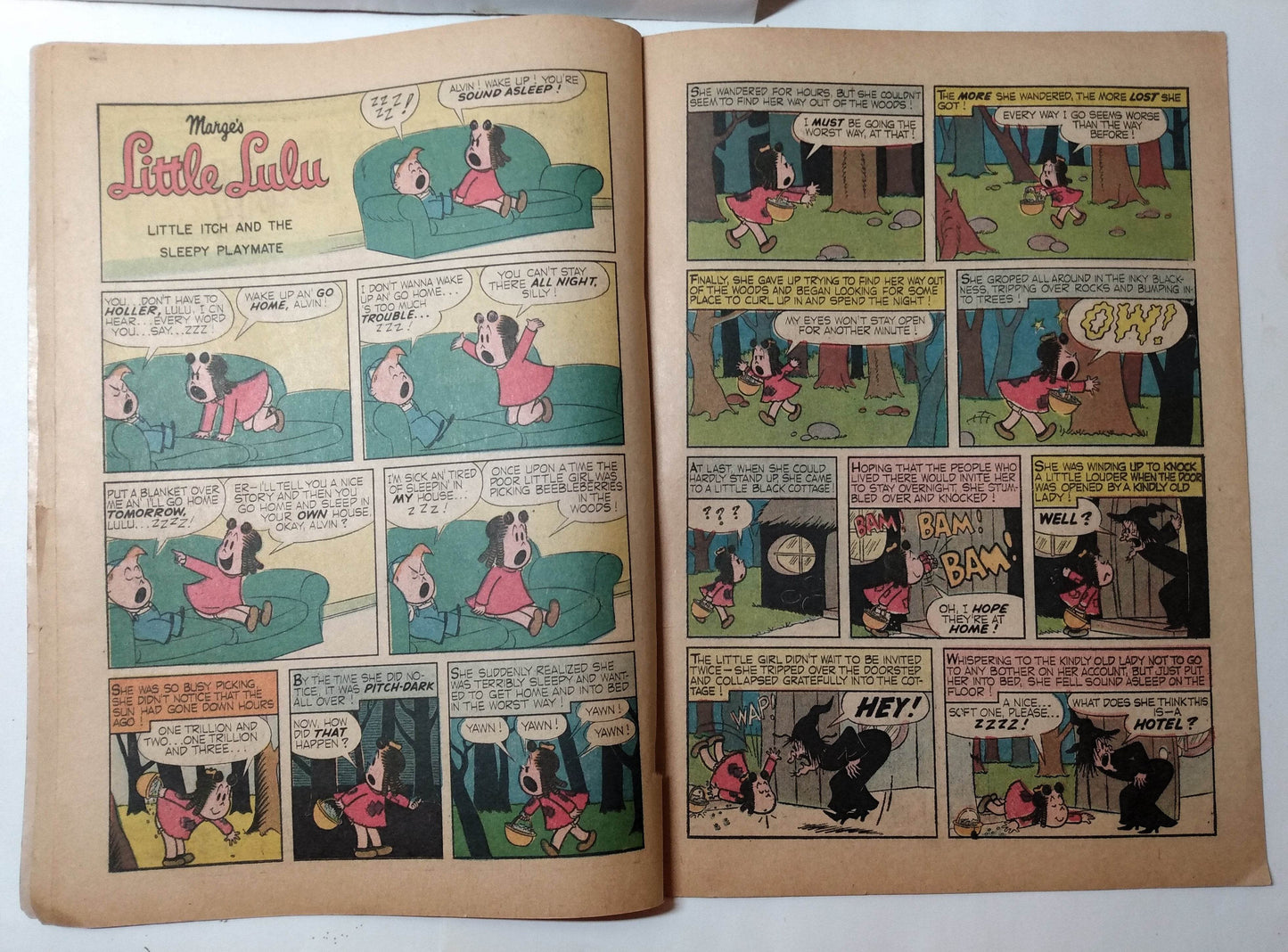 Marge's Little Lulu Issue #164 Comic Book Dell July-Sept 1962 - TulipStuff