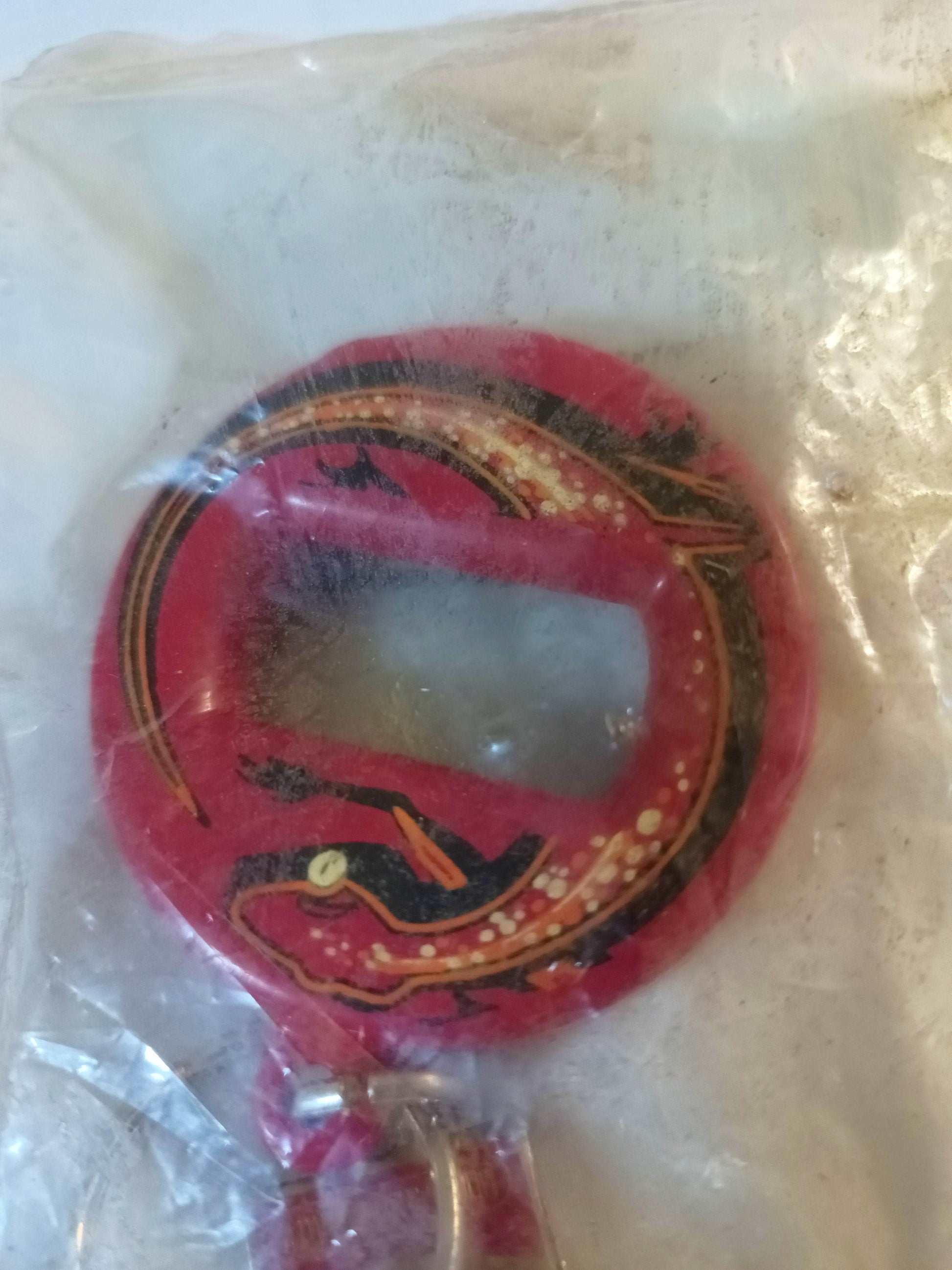 Marlboro Adventure Team Red Lizard Bottle Opener Key Ring 1990's Metal - TulipStuff