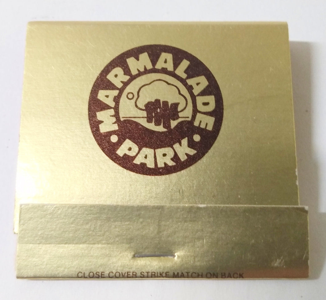 Marmalade Park Restaurant E 39th St Murray Hill NYC Matchbook 1990's - TulipStuff