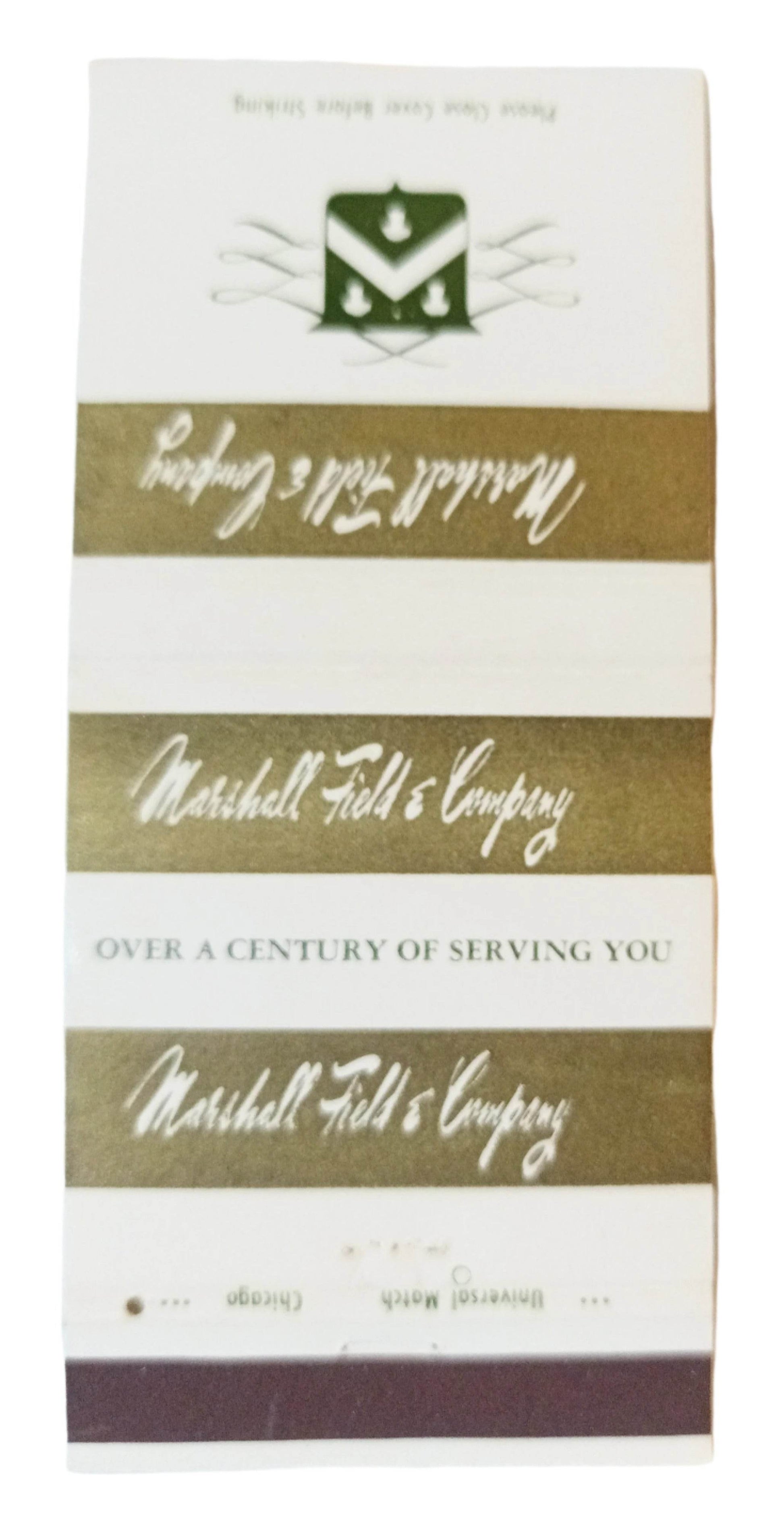 Marshall Field Department Stores Restaurants Matchbook Cover 1950's - TulipStuff