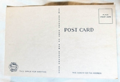 Martha's Vineyard Airport MA Northeast Airlines 1940s Linen Postcard - TulipStuff