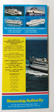 Load image into Gallery viewer, Martha&#39;s Vineyard and Nantucket Steamship Authority 1981 Schedule Brochure - TulipStuff
