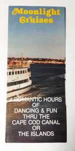 Martha's Vineyard Ferry M/V Schamonchi 1981 Schedule Brochure - TulipStuff