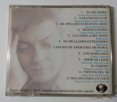 Martin De Leon EntreTangos Y Canciones Tango Album CD 2002 - TulipStuff