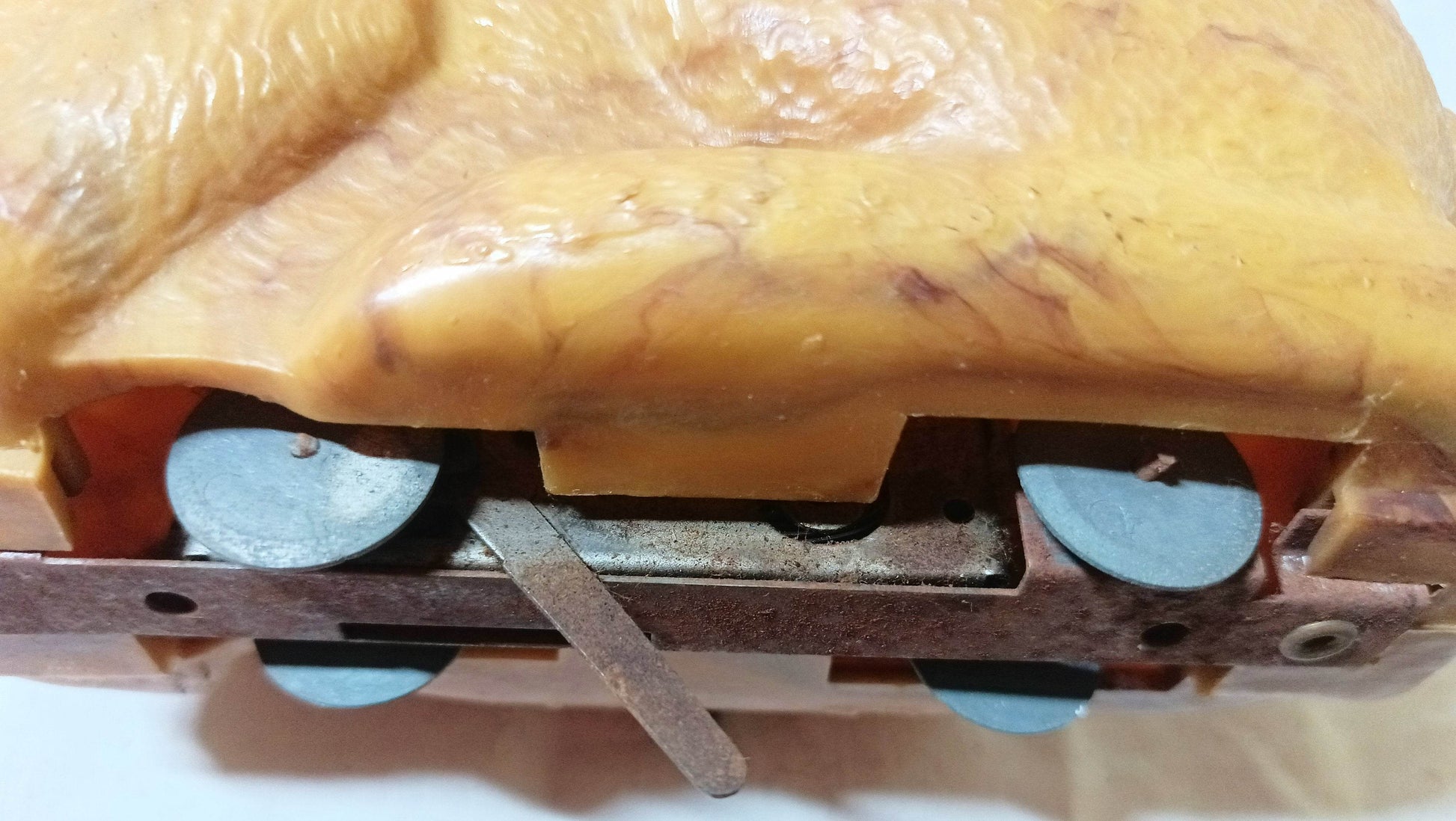 Marx Wind-Up Mechanical Rabbit Toy 8-inches 1950's Working - TulipStuff