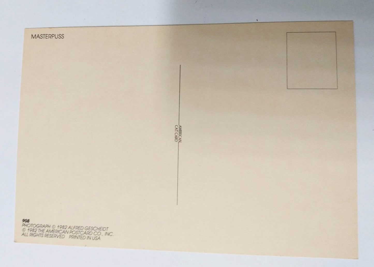 Masterpuss Mona Lisa Cat Humor Postcard Alfred Gescheidt 1982 - TulipStuff