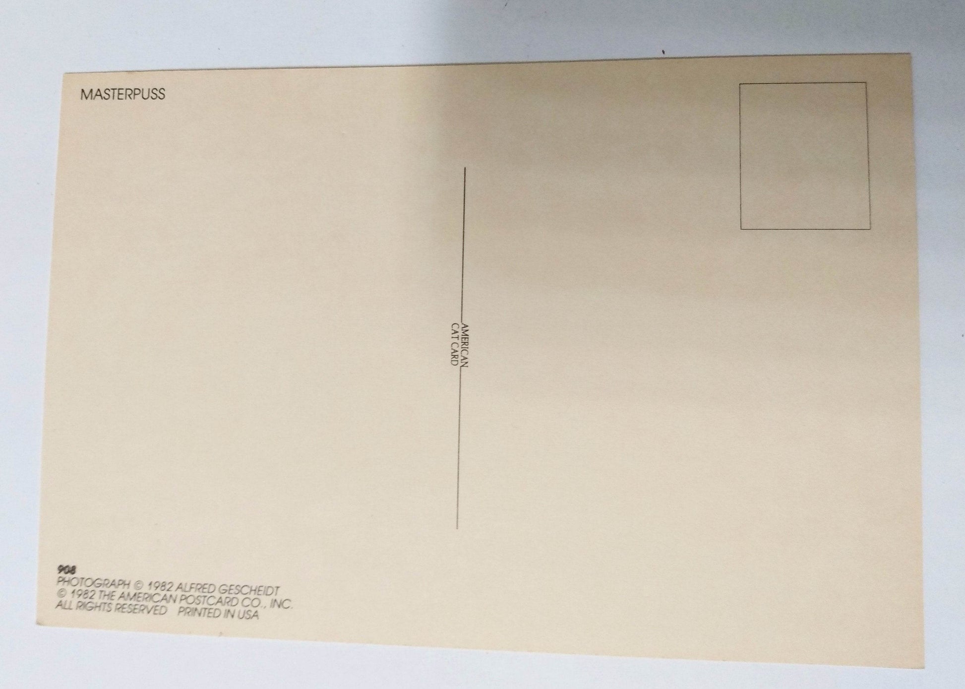 Masterpuss Mona Lisa Cat Humor Postcard Alfred Gescheidt 1982 - TulipStuff