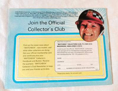 Matchbox 1972 Collectors Diecast Toy Catalogue Lesney Products - TulipStuff