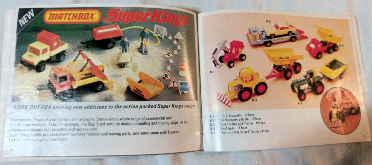 Matchbox 1978 Collectors Diecast Toy Catalogue Lesney Products England - TulipStuff