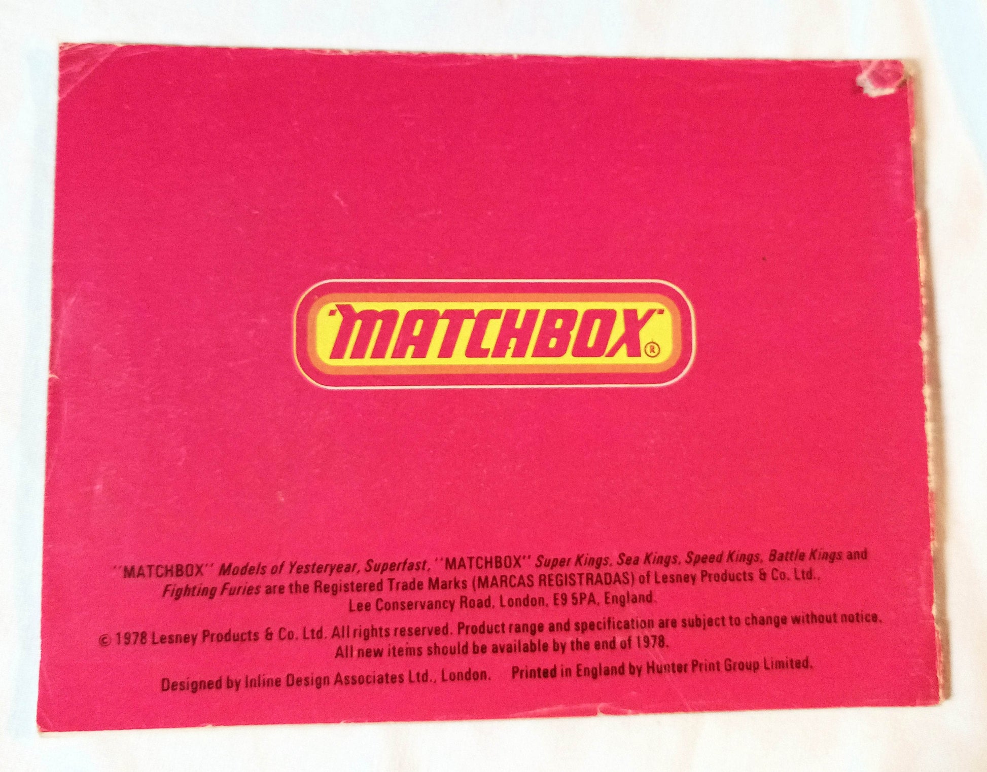Matchbox 1978 Collectors Diecast Toy Catalogue Lesney Products England - TulipStuff