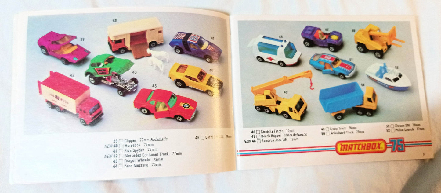 Matchbox 1978 Collectors Diecast Toy Catalogue Lesney Products England - TulipStuff