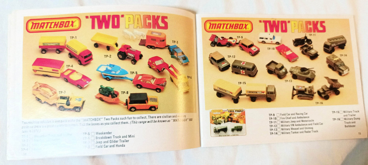 Matchbox 1978 Collectors Diecast Toy Catalogue Lesney Products England - TulipStuff