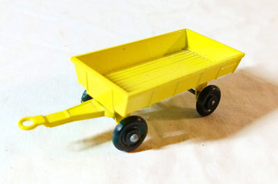 Lesney Matchbox Hay Trailer Yellow TP-2 Farm Toy England 1976 - TulipStuff
