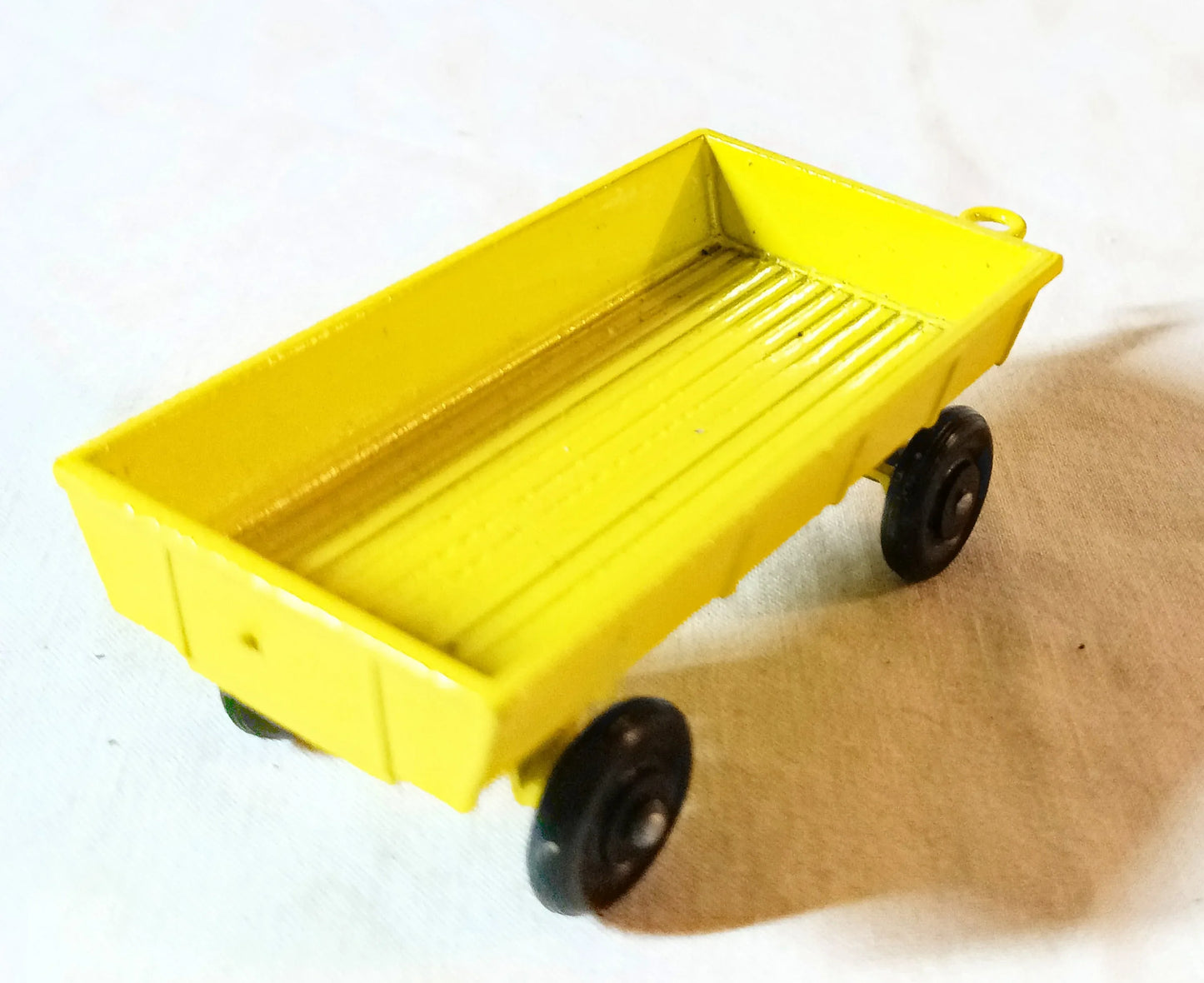 Lesney Matchbox Hay Trailer Yellow TP-2 Farm Toy England 1976 - TulipStuff