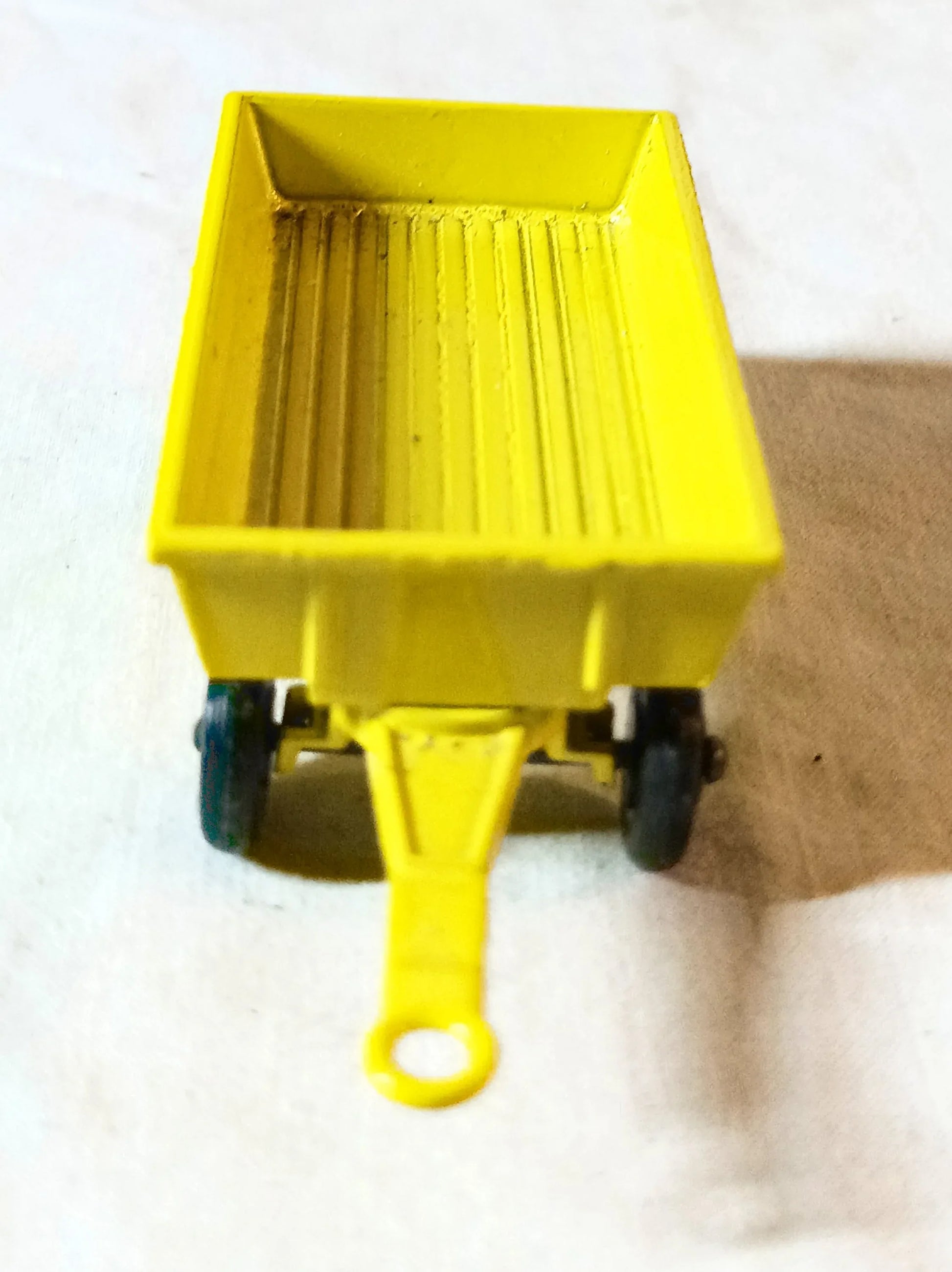 Lesney Matchbox Hay Trailer Yellow TP-2 Farm Toy England 1976 - TulipStuff