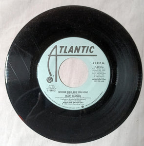 Matt Bianco Whose Side Are You On  7" Vinyl 45 Atlantic 1984 Promo - TulipStuff